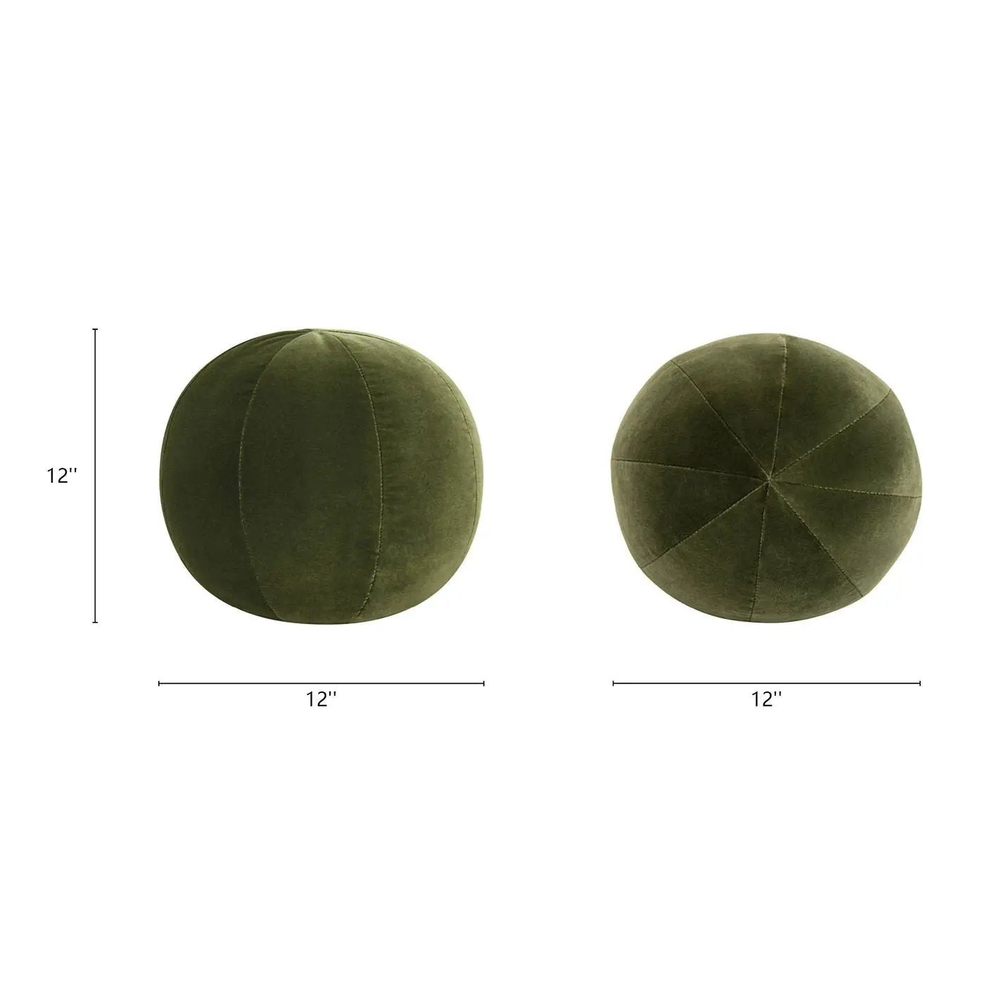 Luna - Round Sphere Accent Ball Throw Pillow by Unique Piece Furniture