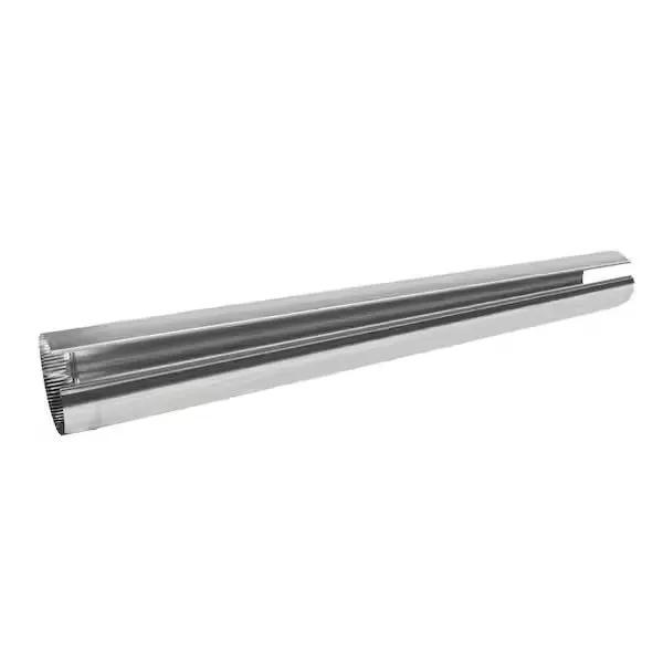 Open Box Master Flow 8 in. x 5 ft. Beaded Metal Duct Pipe by Selzalot