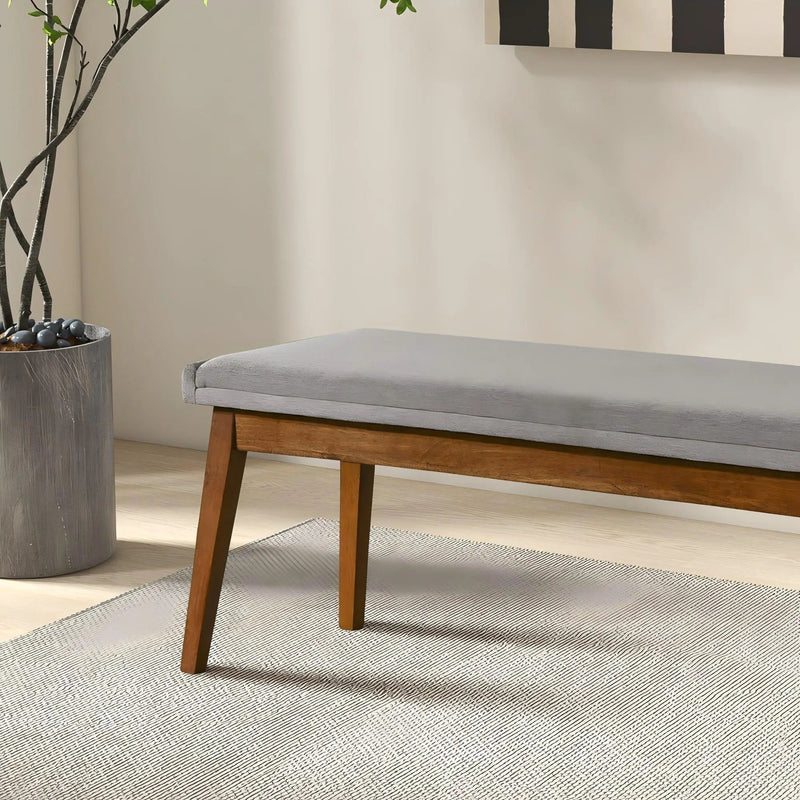Warren - Bench - Ash Gray by Unique Piece Furniture
