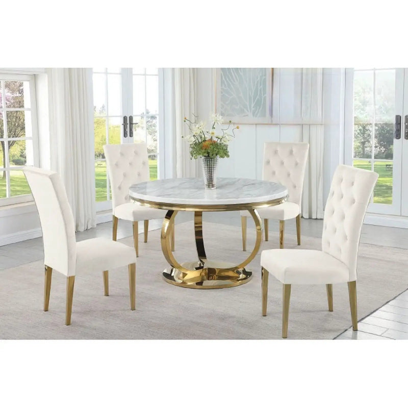 Modern Design Upholstered Dining Chair (Set of 2) by Unique Piece Furniture