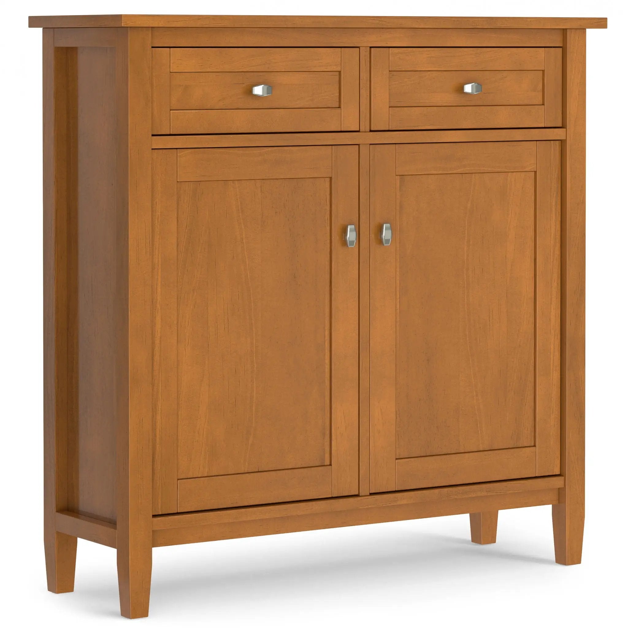 Warm Shaker - Entryway Storage Cabinet - Brown by HouseOfZazla