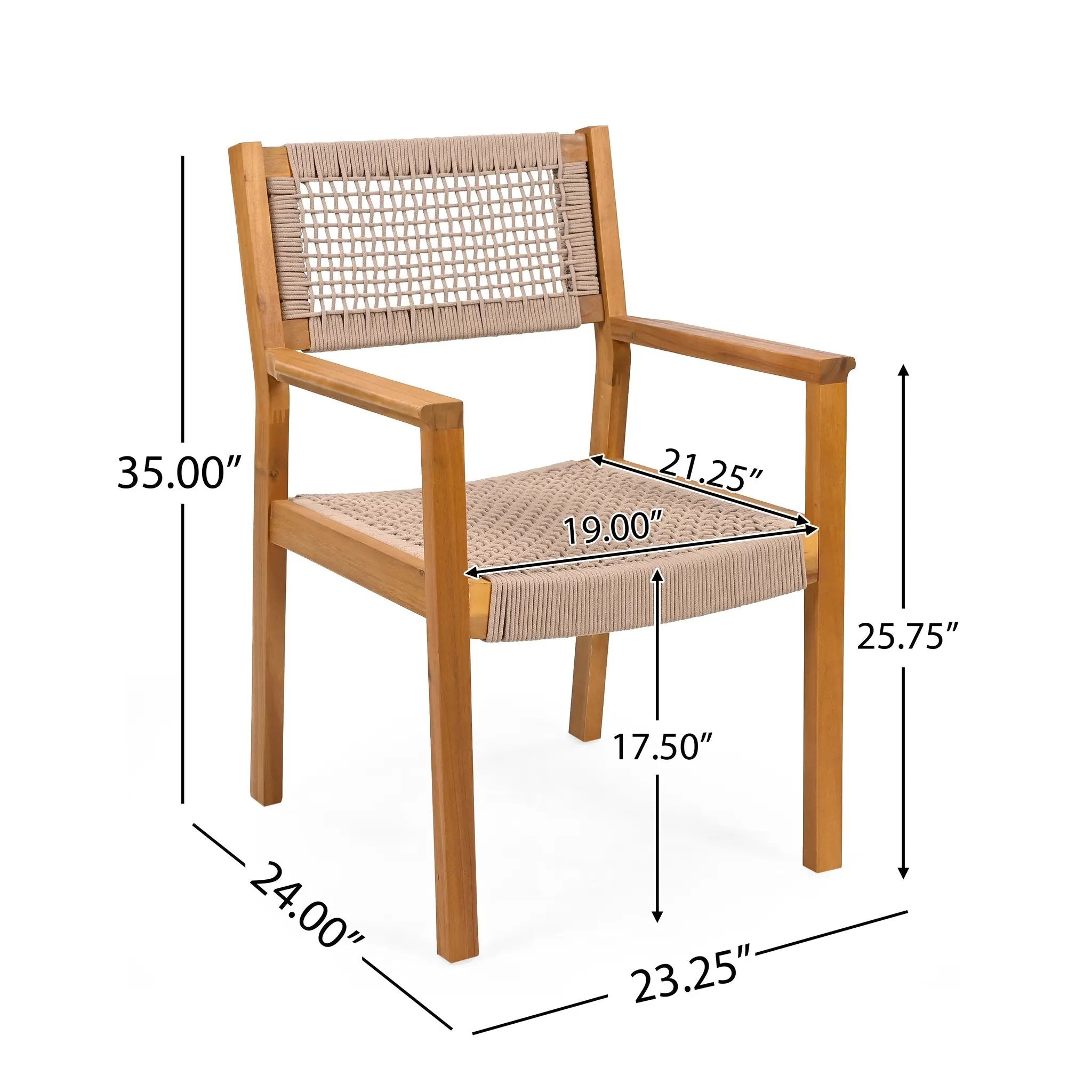 Braided Dining Chair - Set of 2 by HouseOfZazla