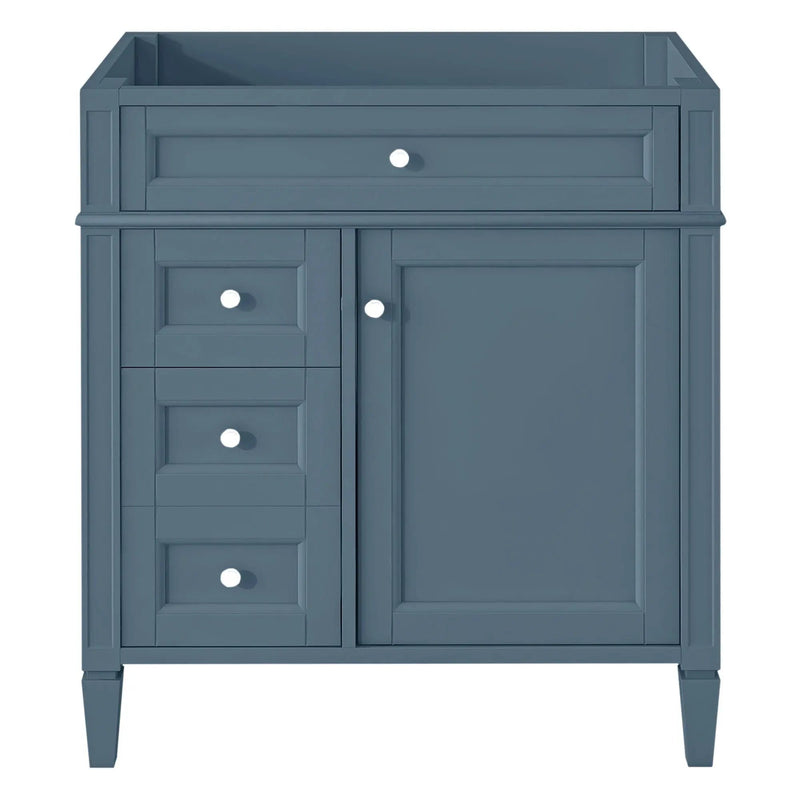 Bathroom Vanity With 2 Drawers And Tip-Out Drawer, Storage Cabinet by HouseOfZazla