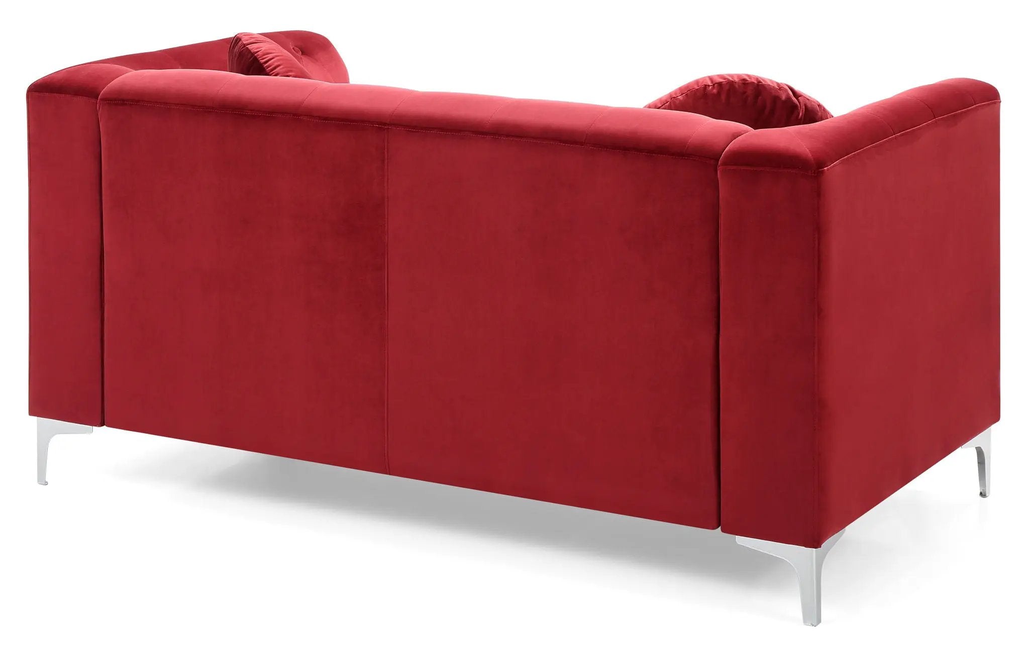 Stylish Sloped Arm Loveseat by Unique Piece Furniture