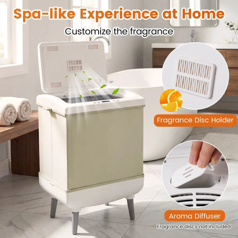 35L Large Towel Warmer with Heating and Drying Modes for Bathroom by DirectDeals