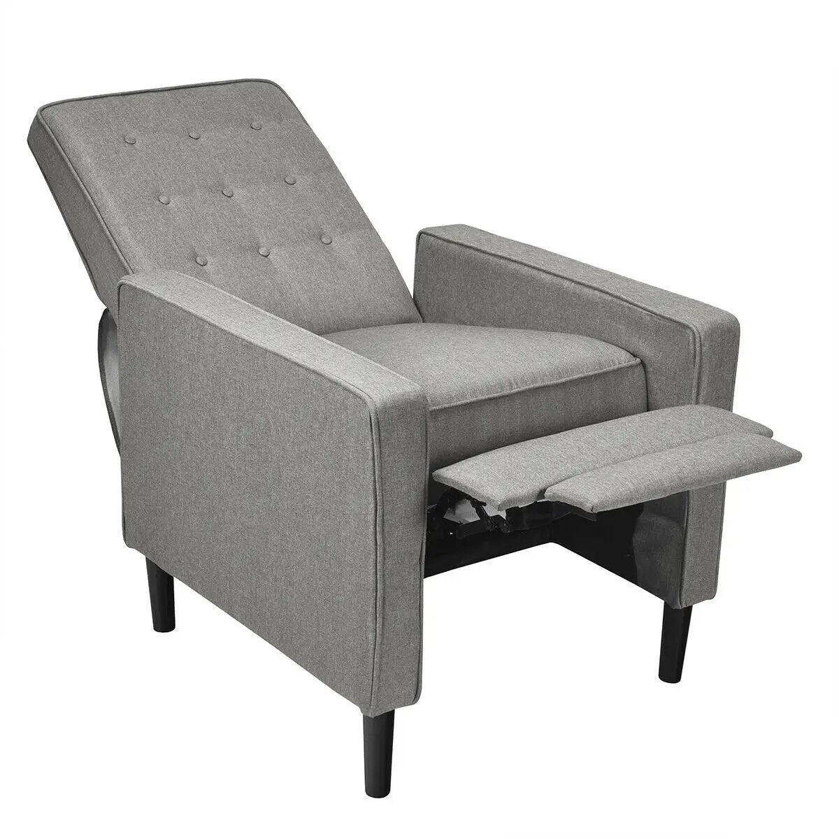Mid-Century Push Back Recliner Chair by DirectDeals