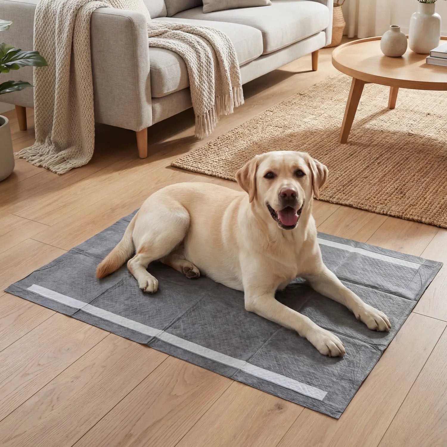 35.5" x 24" Charcoal Dog Pee Pads 6-Layer for Dogs by DirectDeals