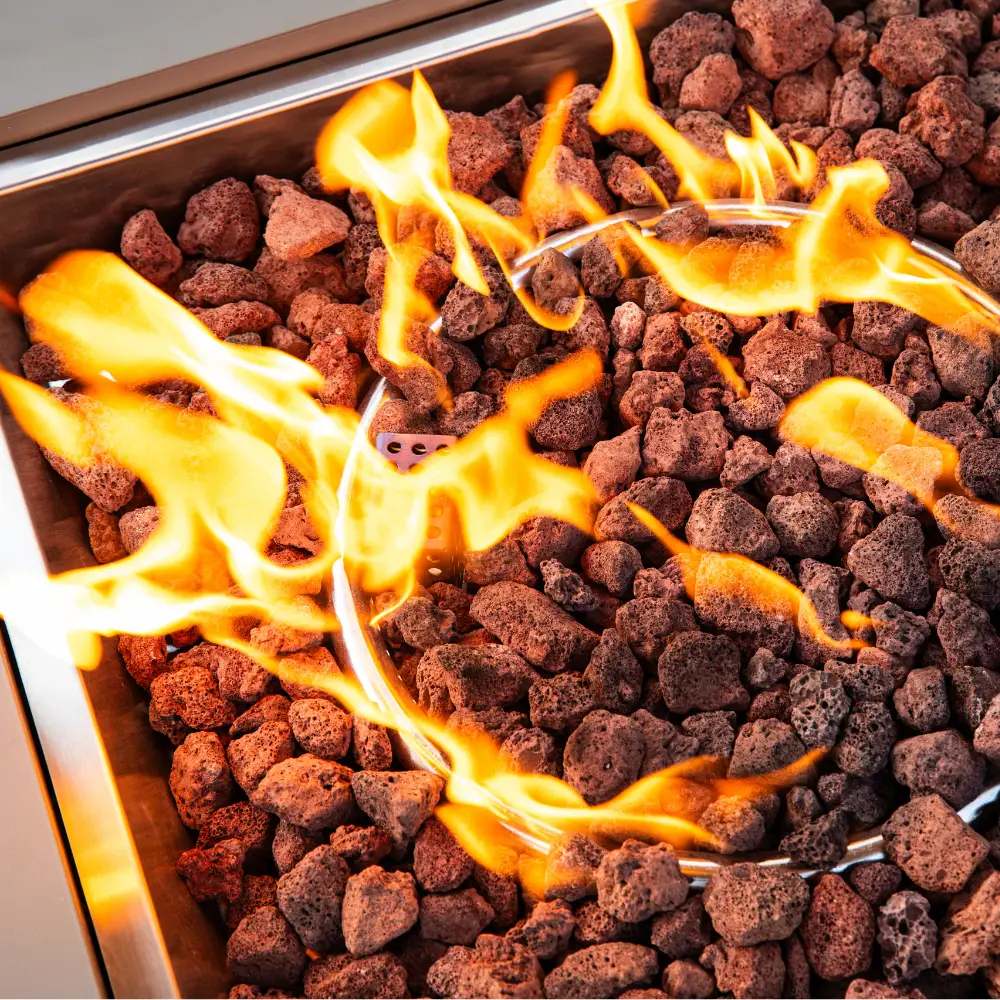 Propane Fire Pit Table Outdoor 50,000 BTU Firepits for Outside CSA Certified by EnvelorHome