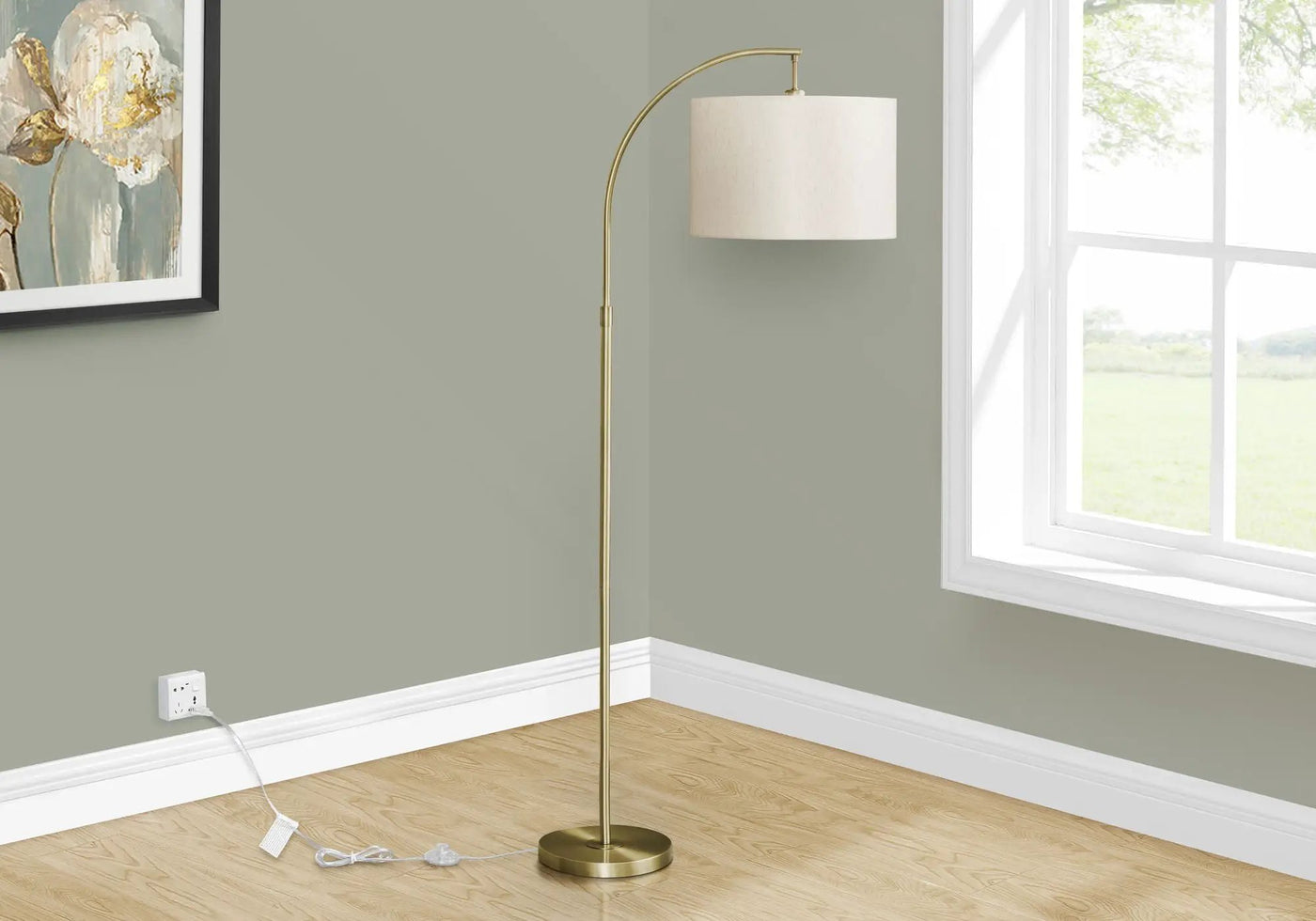 Contemporary Design Floor Lamp Lighting by Unique Piece Furniture