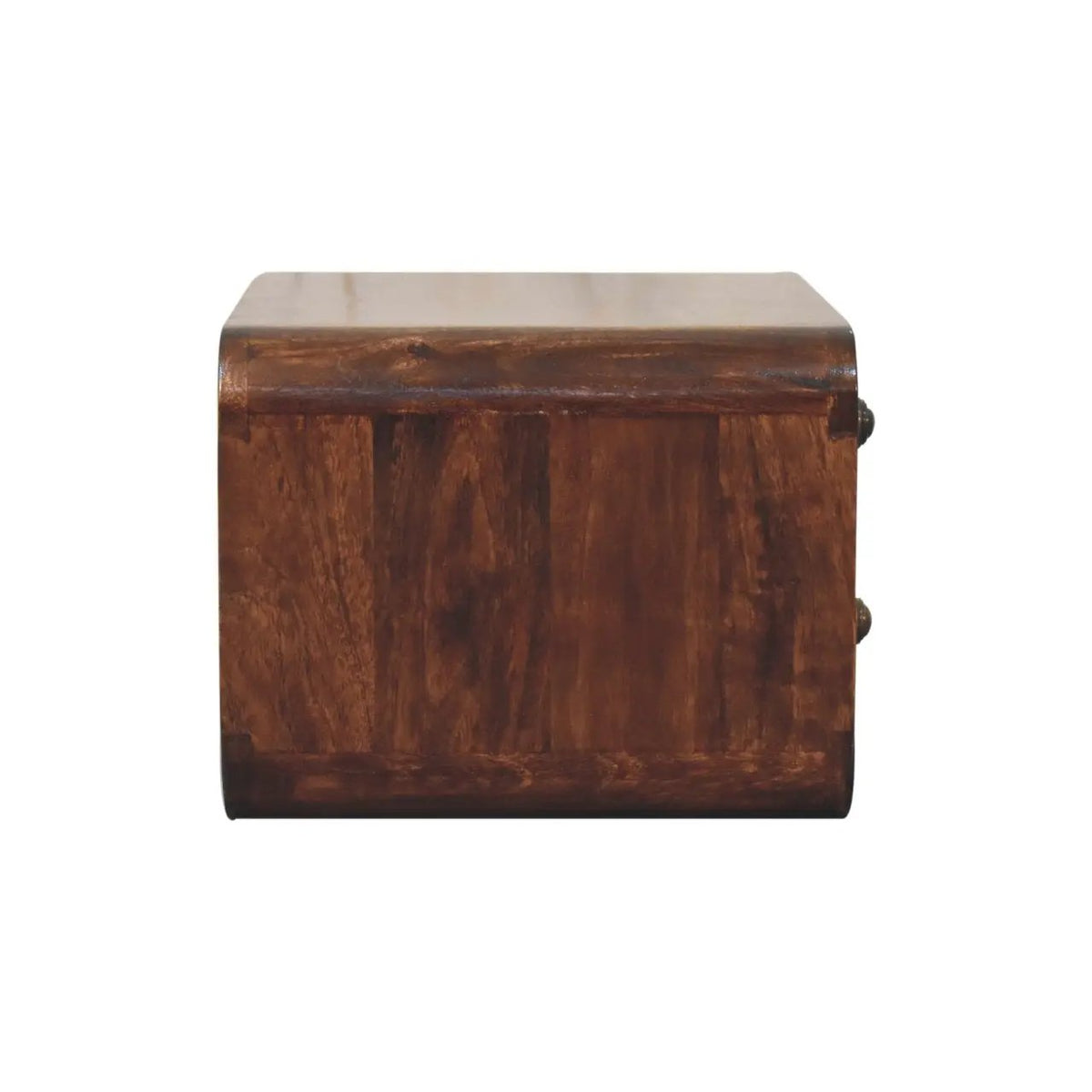 Solid Wood Curved California Nightstand by HouseOfZazla