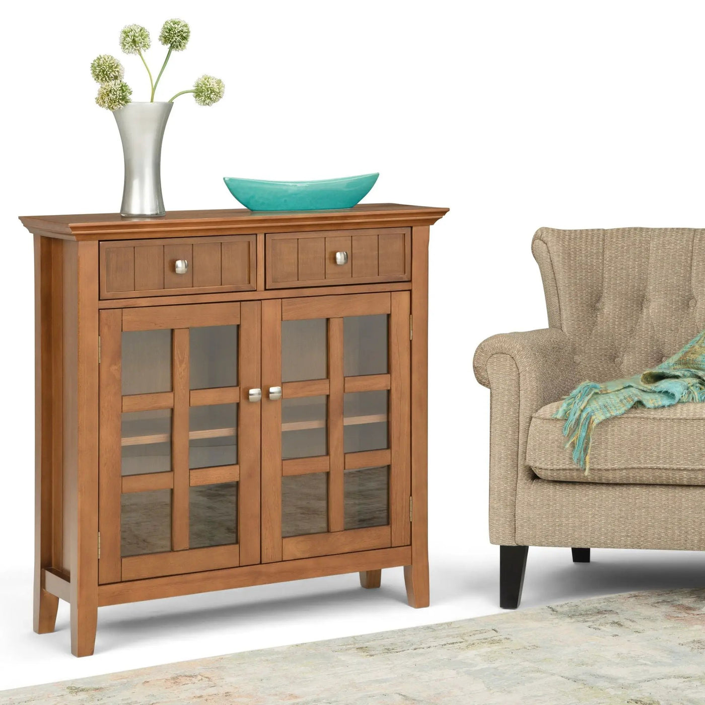 Acadian - Handcrafted Entryway Storage Cabinet by HouseOfZazla