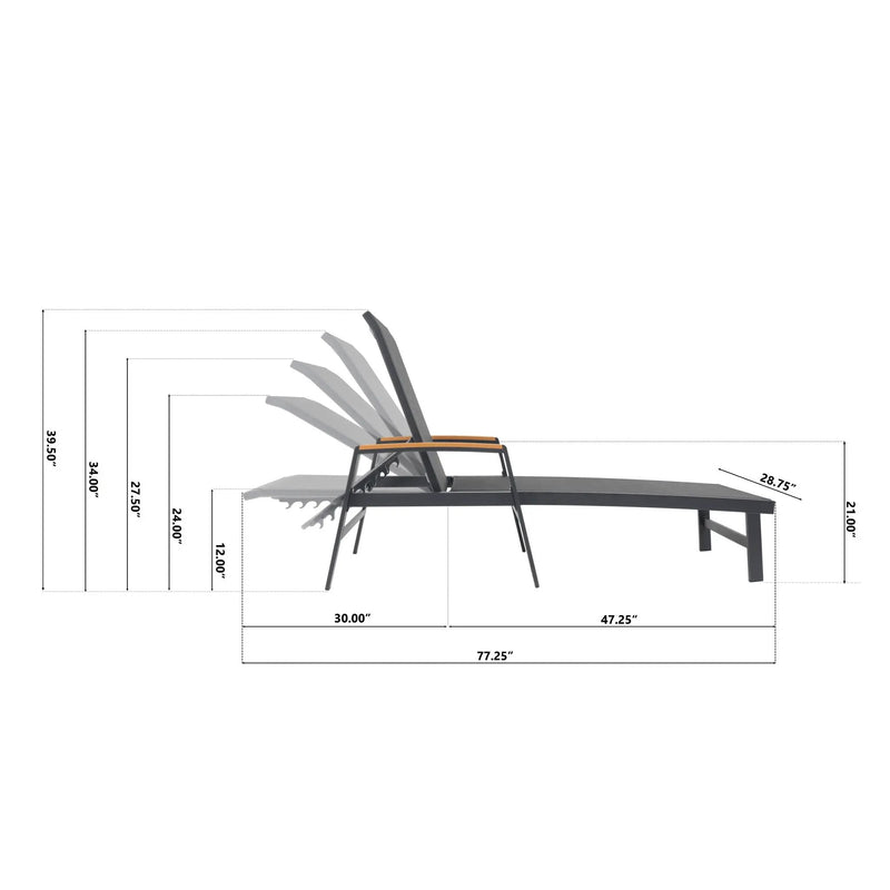 Oxton Chaise Lounge by HouseOfZazla