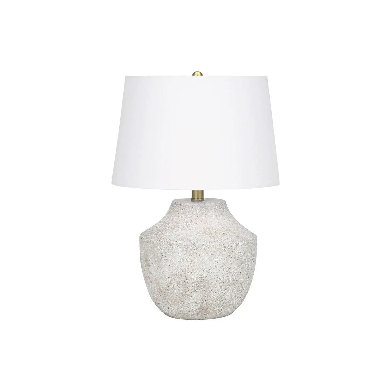 Lighting, Modern Table Lamp, Concrete - Cream by Unique Piece Furniture