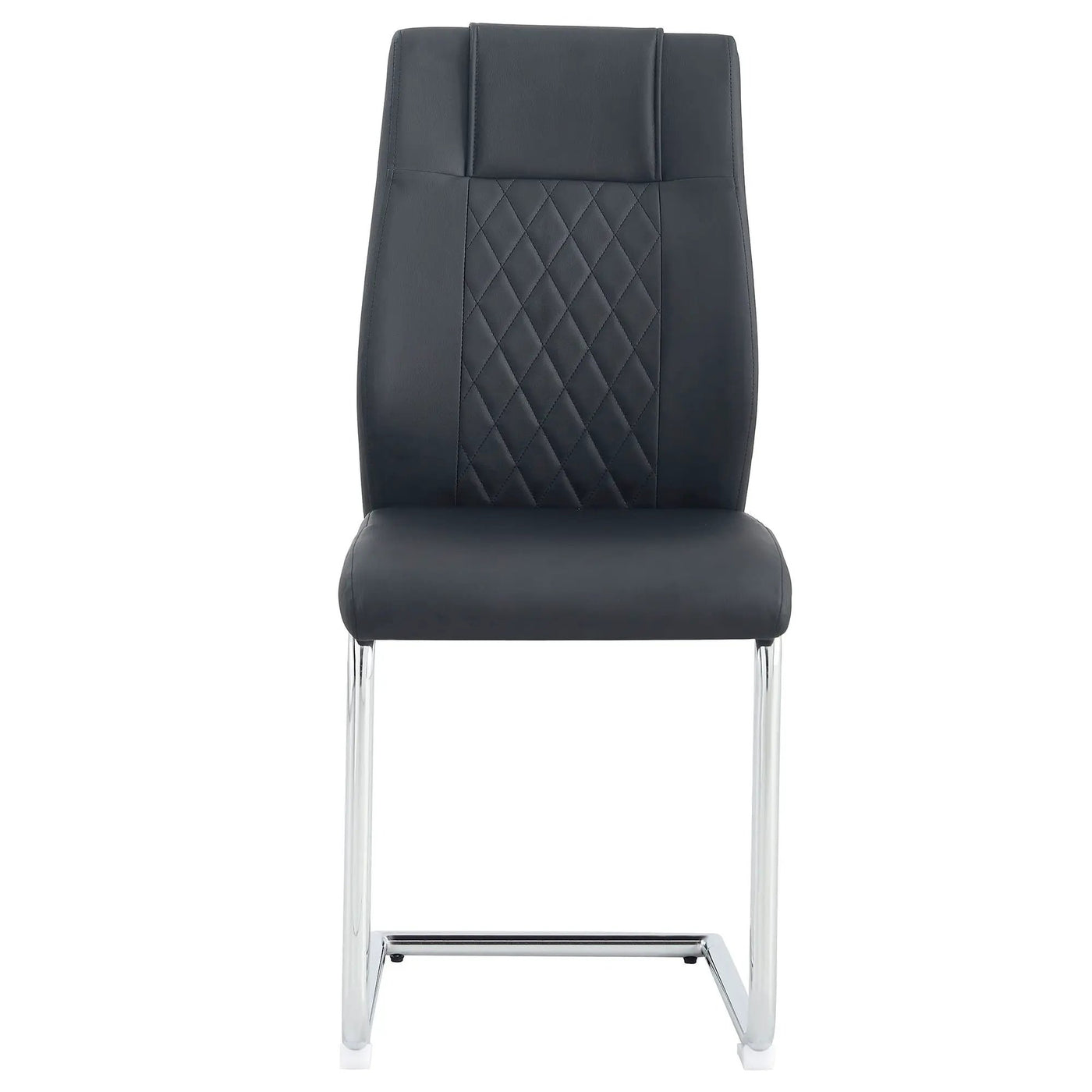 Modern Dining Chairs With Padded Seat, Metal Legs by Unique Piece Furniture
