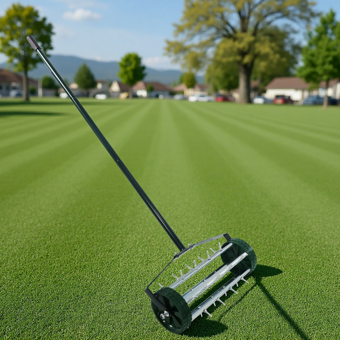 Heavy Duty Rolling Lawn Aerator by HouseOfZazla