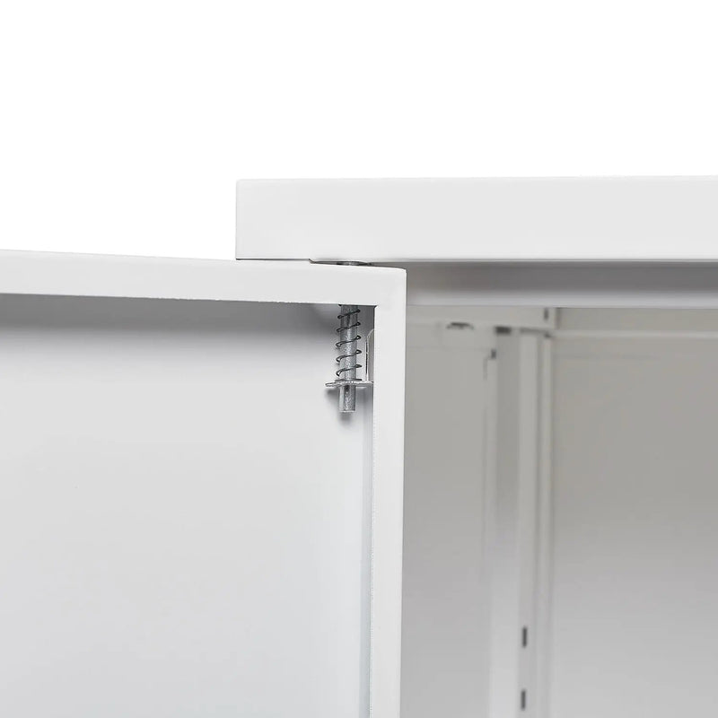 Metal Storage Cabinet With Locking Doors And Adjustable Shelf, Folding Filing Storage Cabinet, Folding Storage Locker Cabinet For Home Office, School, Garage by HouseOfZazla