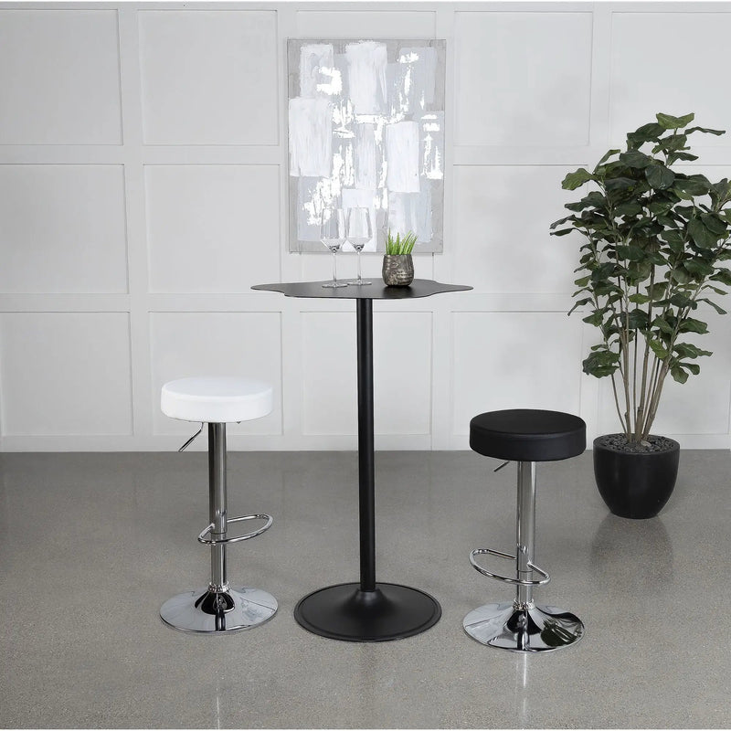 Fresno - Curved Cloud Shaped Bistro Bar Table Bar Table - Black