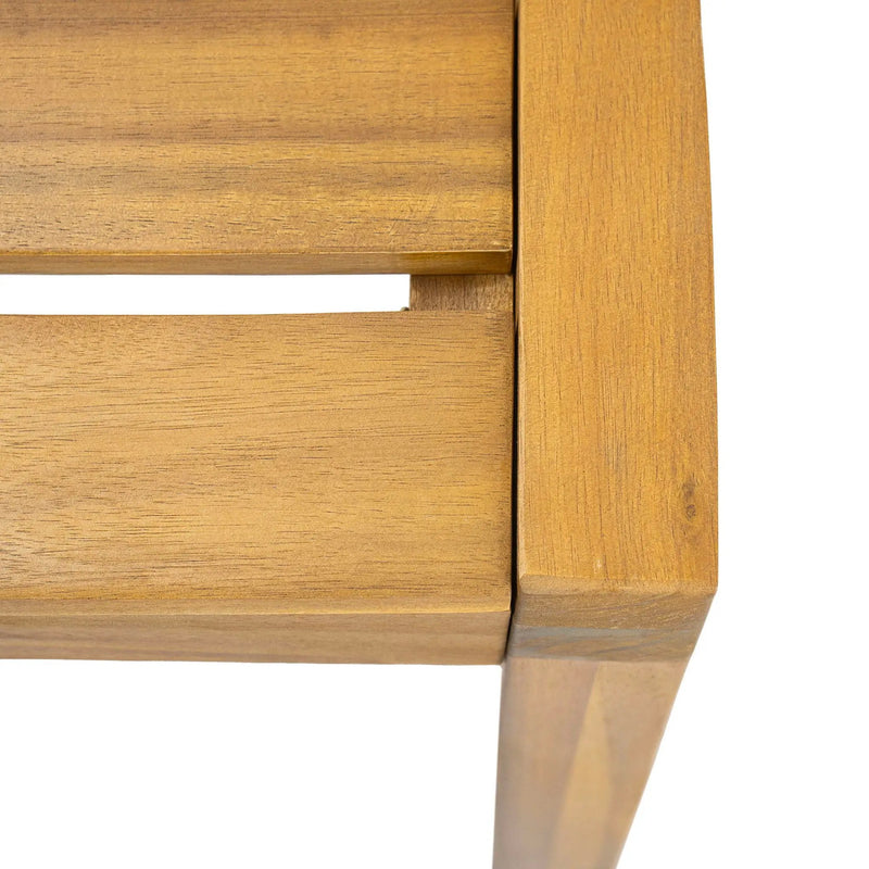 Outdoor Dining Side Chair (Set of 2) - Teak Finish by HouseOfZazla