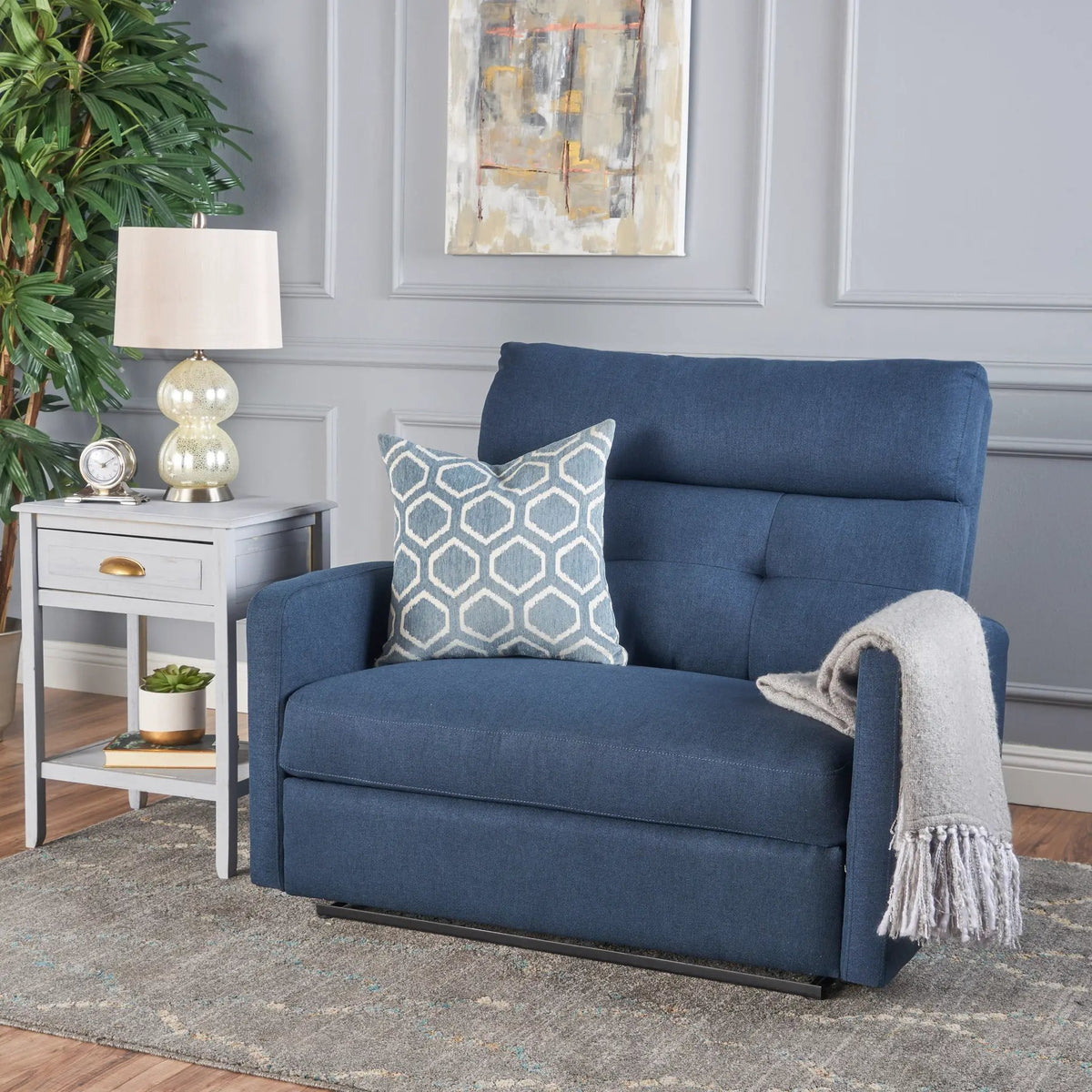 Reclining Loveseat - Leather Double Recliner Sofa by HouseOfZazla