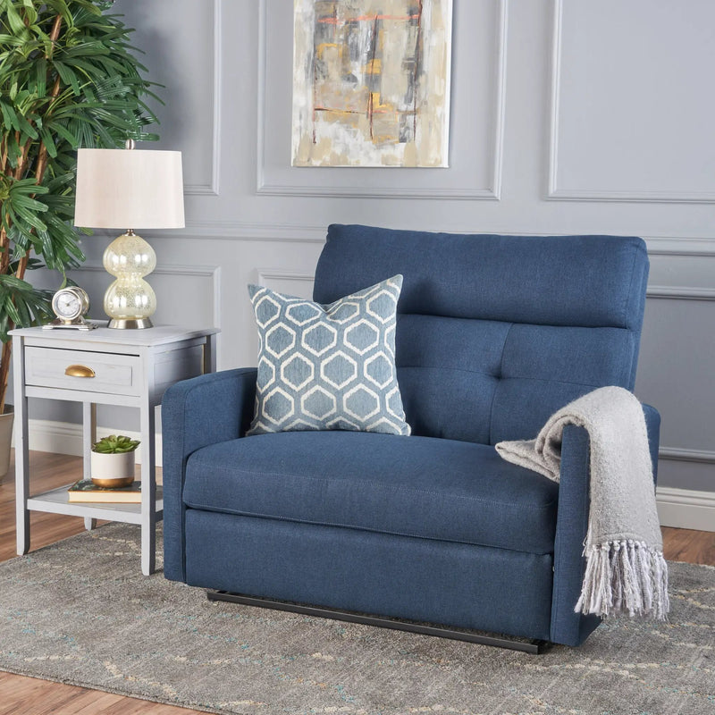 Reclining Loveseat - Leather Double Recliner Sofa by HouseOfZazla