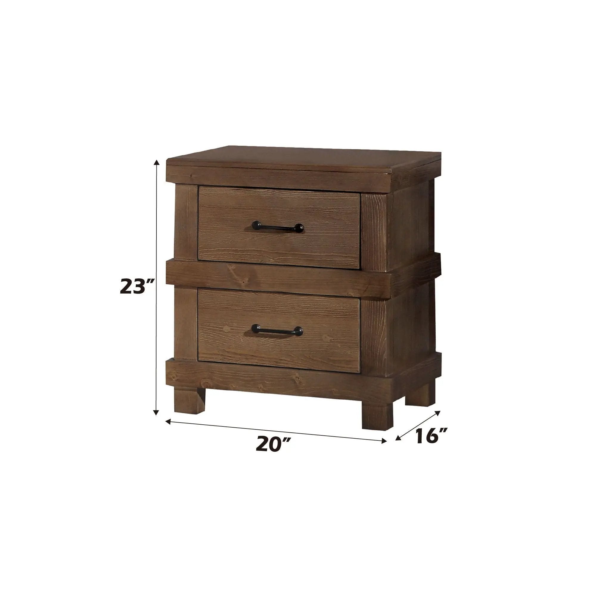 Adams - Antique Nightstand - Oak by Unique Piece Furniture