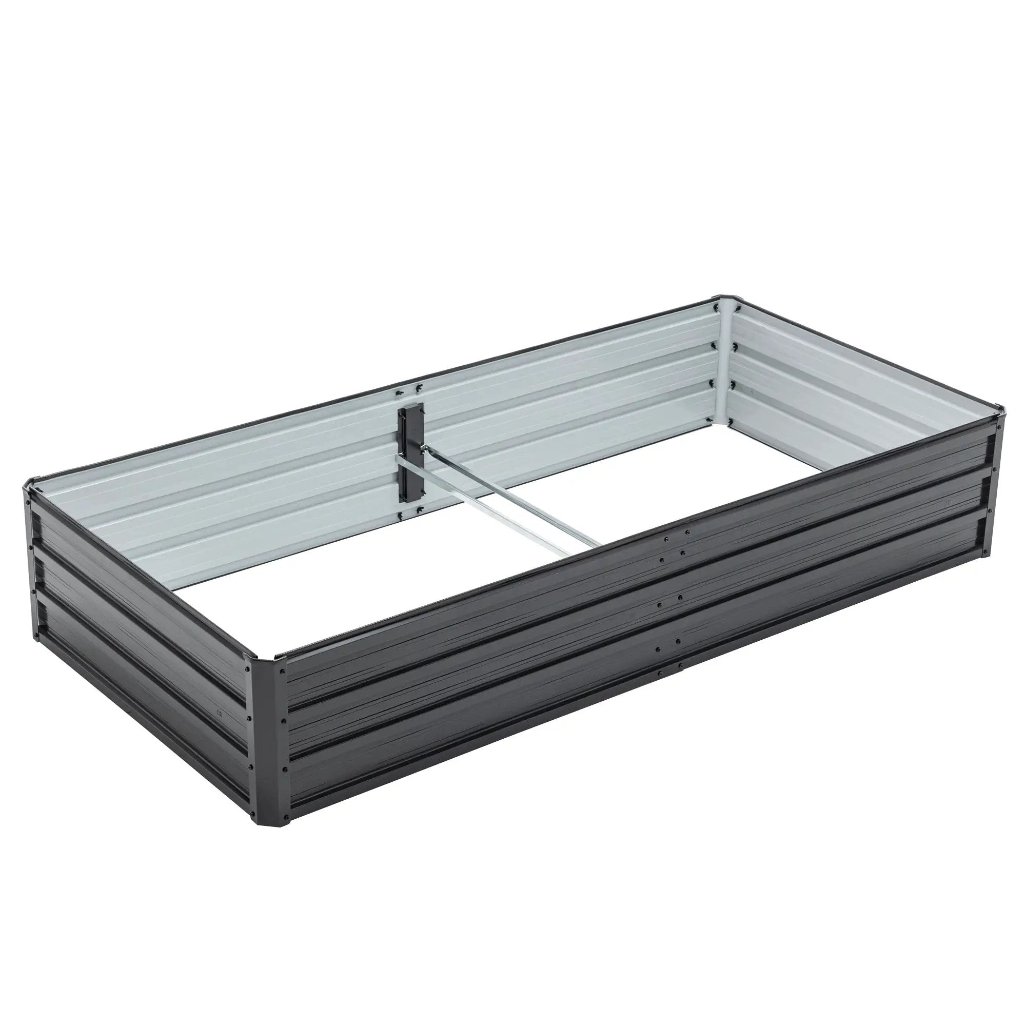 6x3x1 FT Metal Raised Garden Bed Outdoor Planter by HouseOfZazla