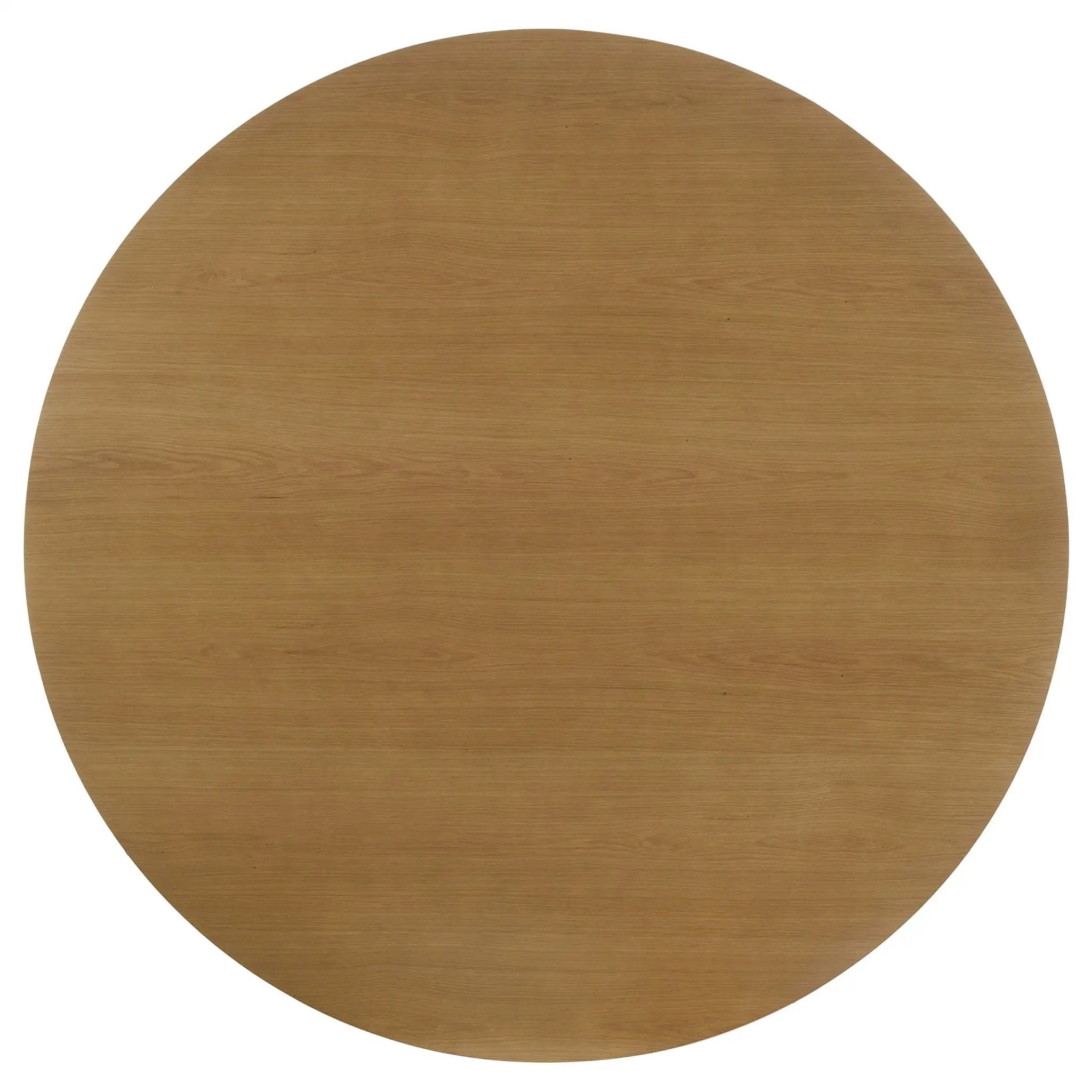 Hartville 60-inch Round Dining Table Natural Light Brown by Unique Piece Furniture