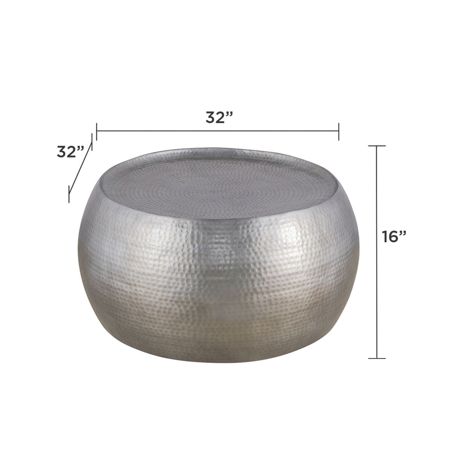 Ct501 - Modern Contemporary Round Coffee Table by HouseOfZazla