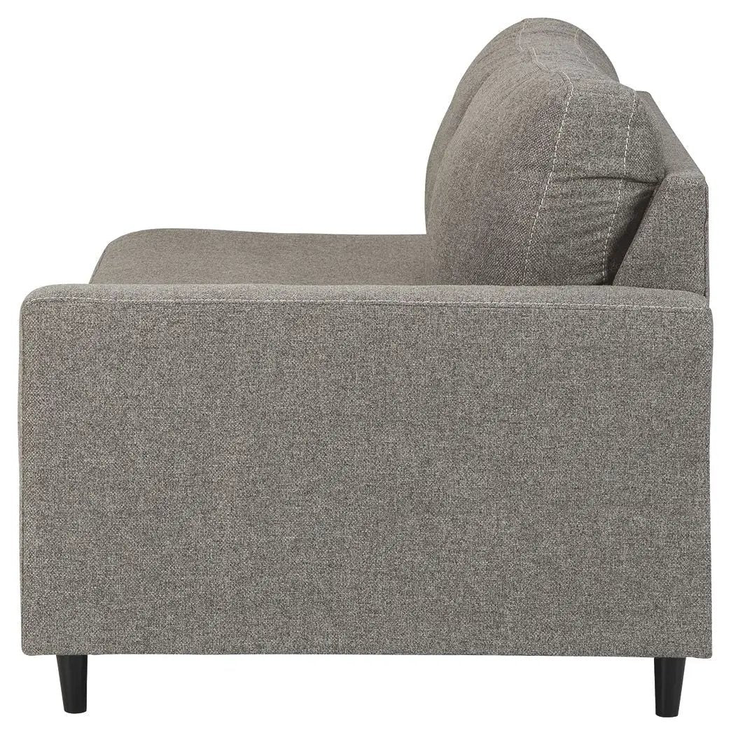 Lyman - RAF Corner Chaise - Graphite by Unique Piece Furniture
