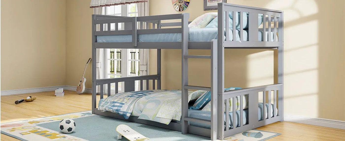 Solid Construction Bunk Bed & Ladder by HouseOfZazla