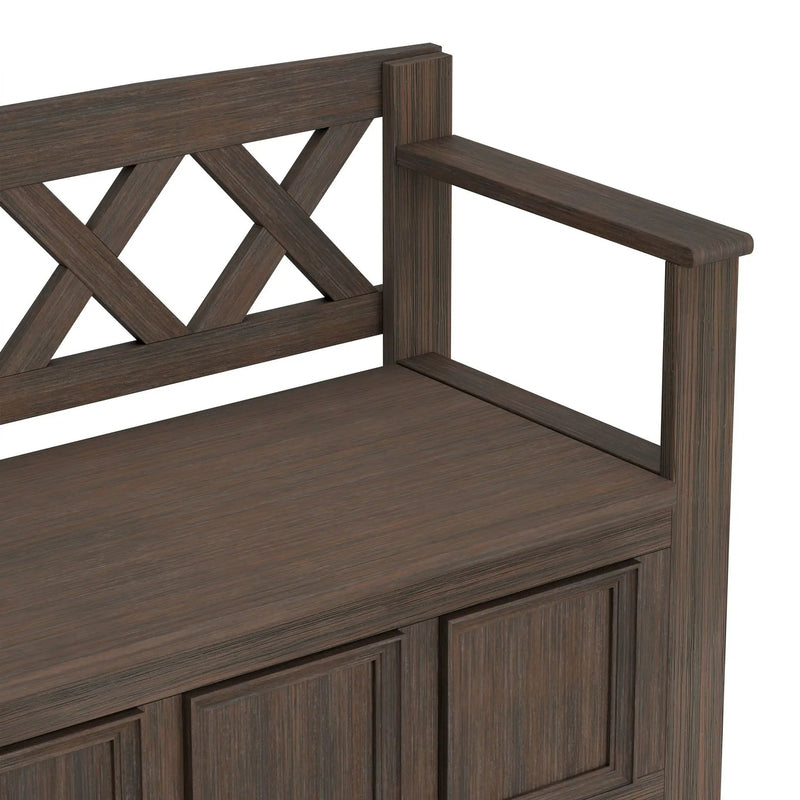 Amherst - Handcrafted Entryway Storage Bench by HouseOfZazla