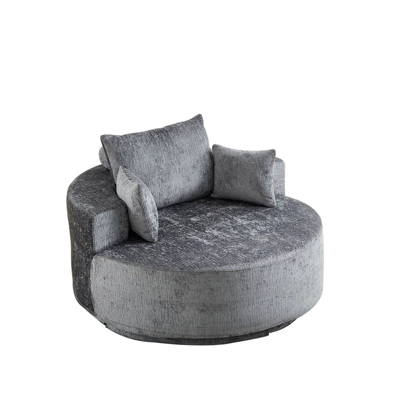 Swivel Chair With Rotating Base For Living Room by HouseOfZazla