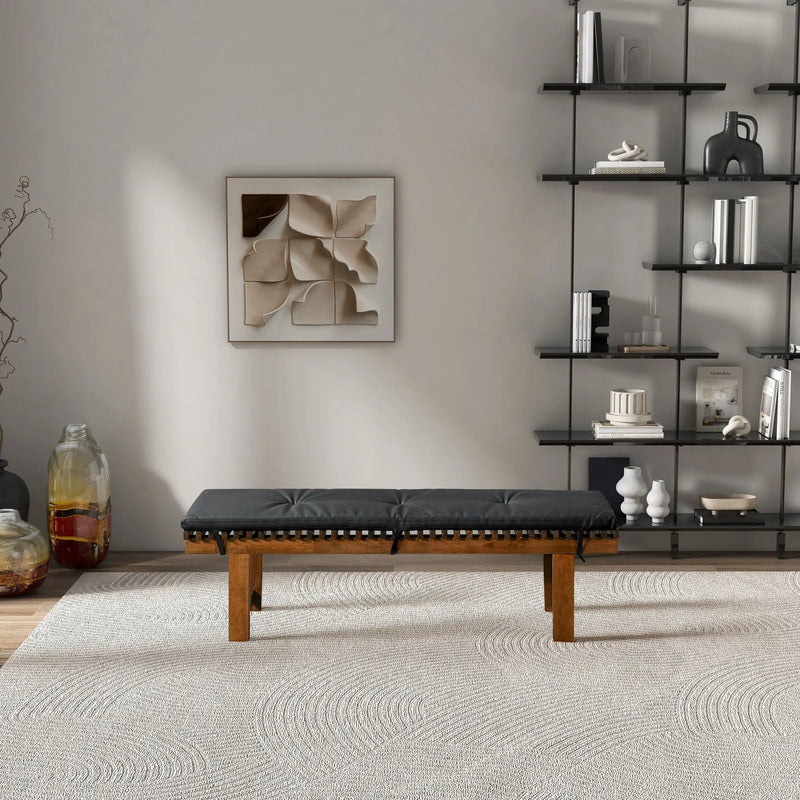 Lucia - Bench - Black by Unique Piece Furniture