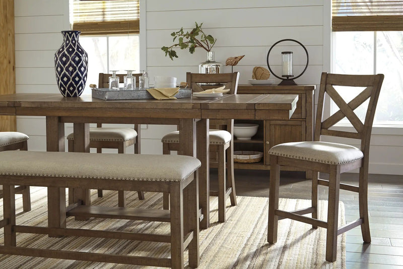 Moriville - Double UPH Bench - Beige by Unique Piece Furniture