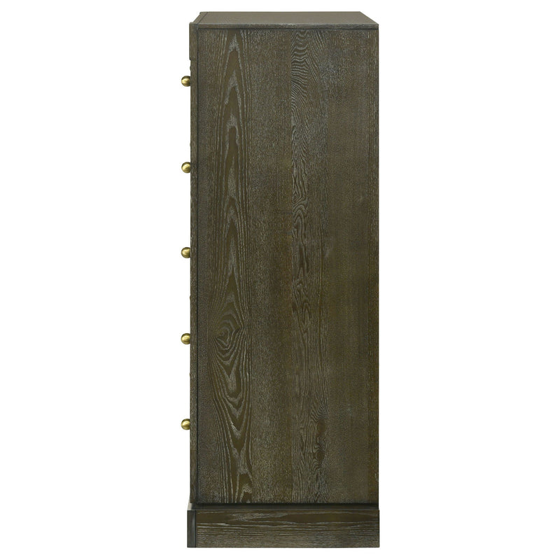 Harbington - 5 Drawer Chest - Chocolate