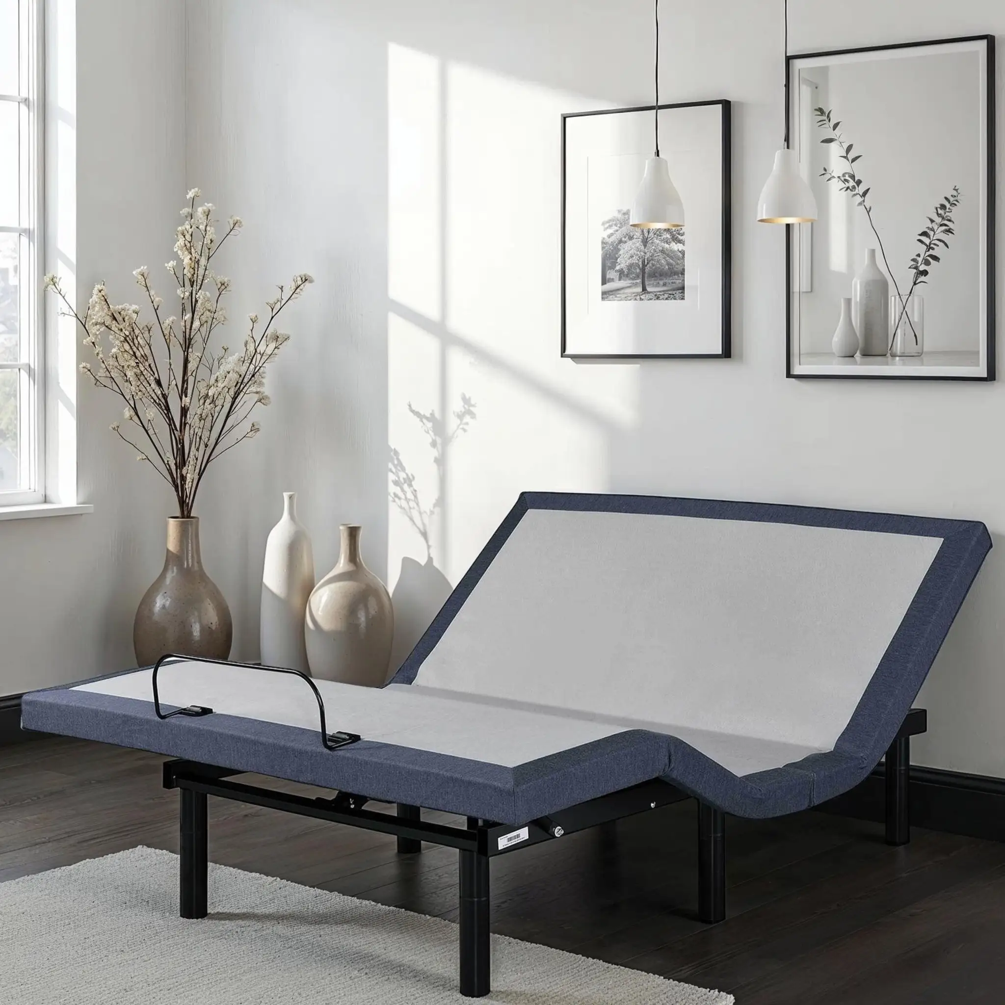 Full Adjustable Bed Base with Head and Foot Position Adjustments by HouseOfZazla