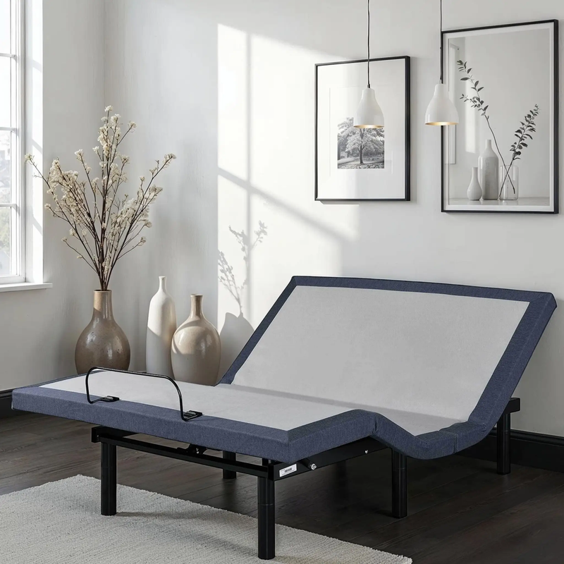 Full Adjustable Bed Base with Head and Foot Position Adjustments by HouseOfZazla