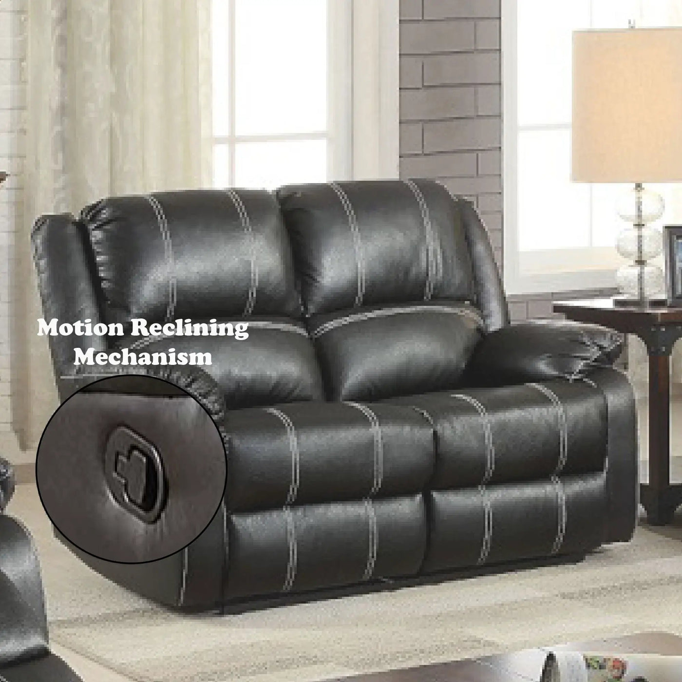 Zuriel - Recliner Loveseat by Unique Piece Furniture