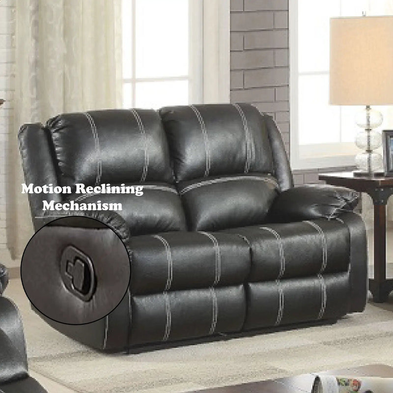 Zuriel Synthetic Recliner Loveseat by HouseOfZazla