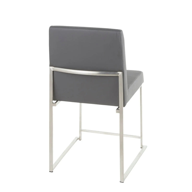 Fuji - Contemporary Modern Elegance High Back Dining Chair (Set of 2) by HouseOfZazla