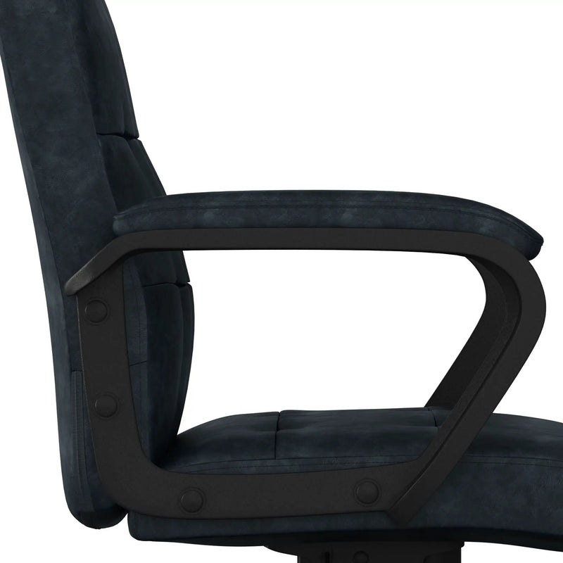 Brewer - Swivel Office Chair - Distressed Blue by Unique Piece Furniture
