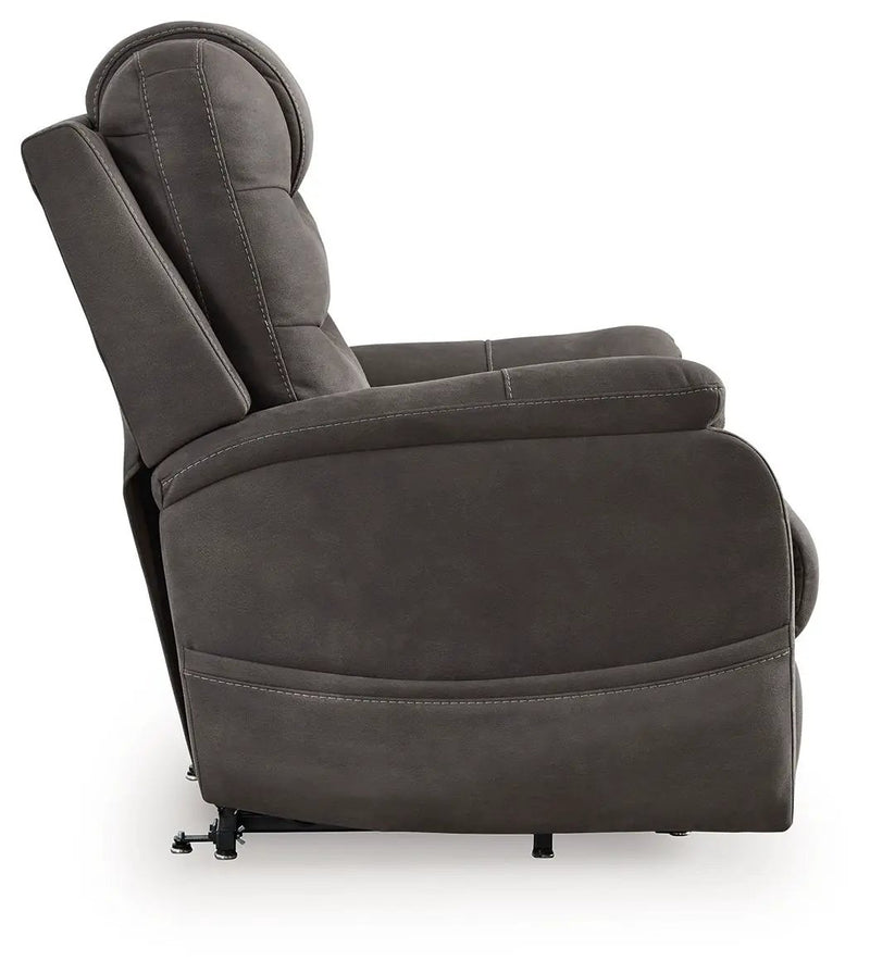 Snowfield - Power Lift Recliner - Gunmetal by Unique Piece Furniture