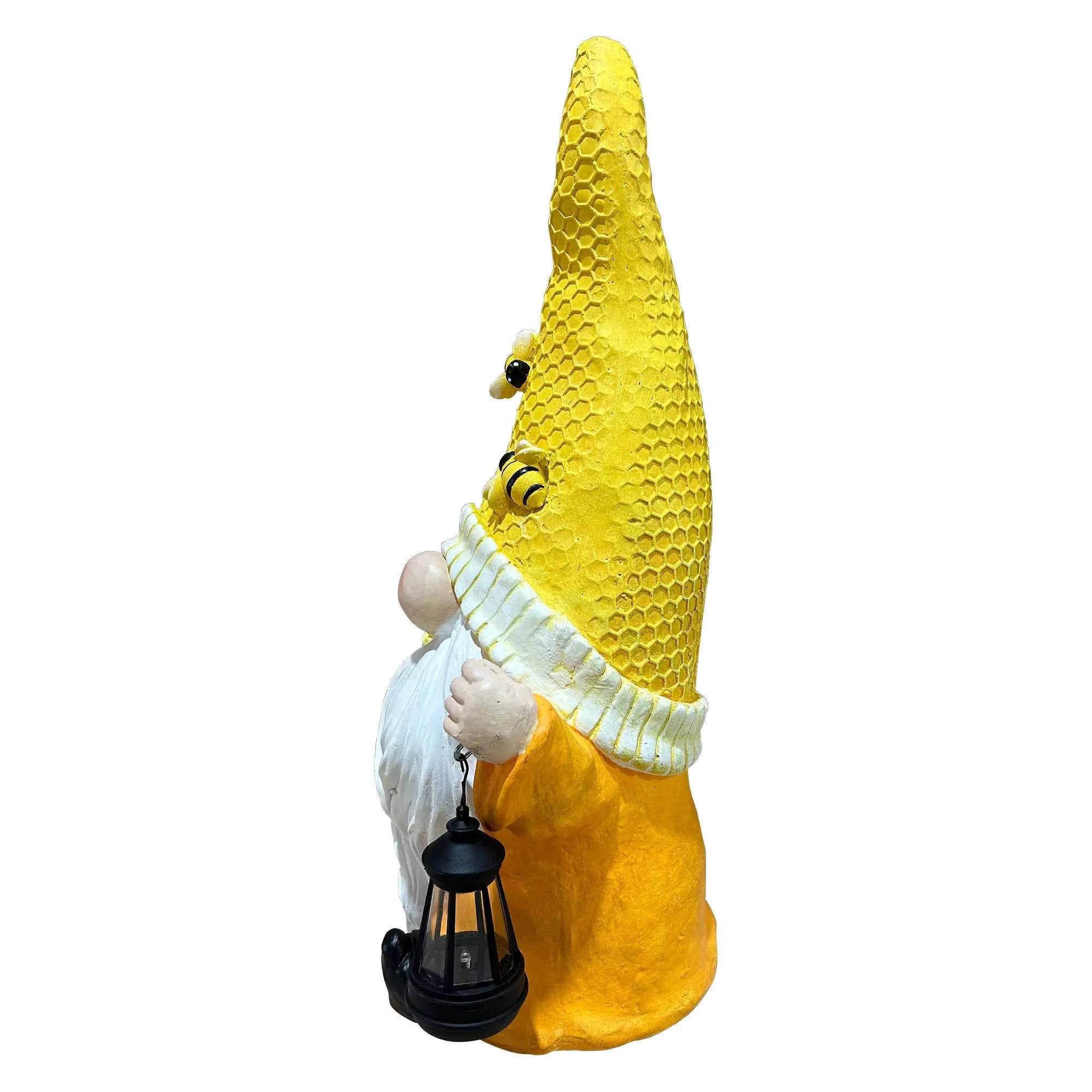 Magnesium Oxide Tree Spirit Old Man Statue With Bee Decor by HouseOfZazla