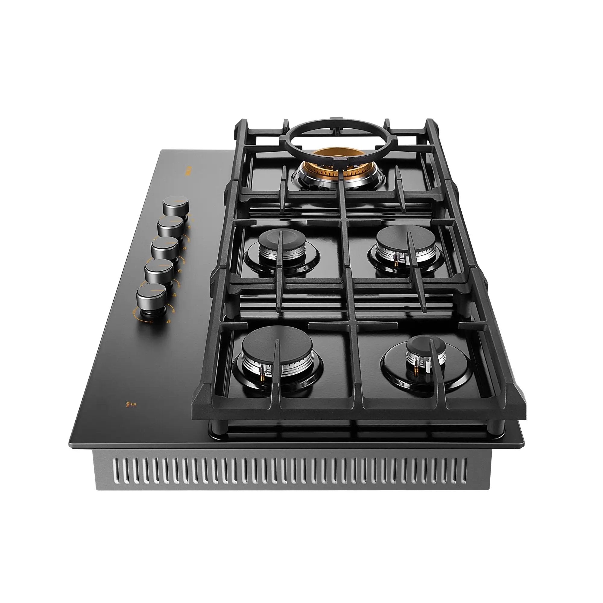 36" Anti-glare Glass Tri-Ring Gas Cooktop Series | GLG36501 by FOTILE