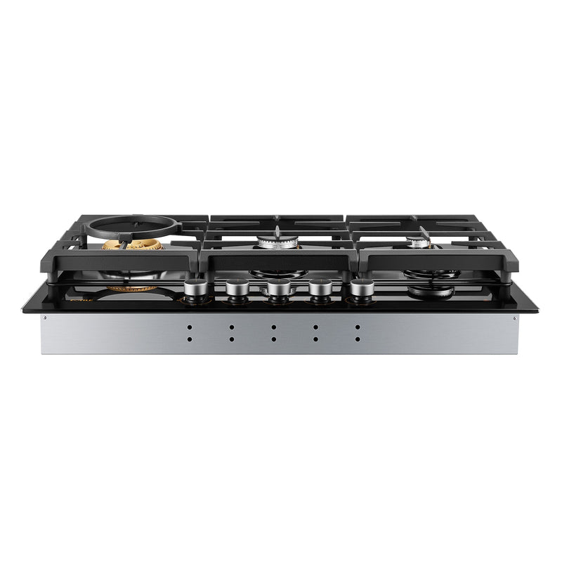 36" Tempered Glass Tri-Ring Gas Cooktop Series | GLG36501, photo 3 of 5