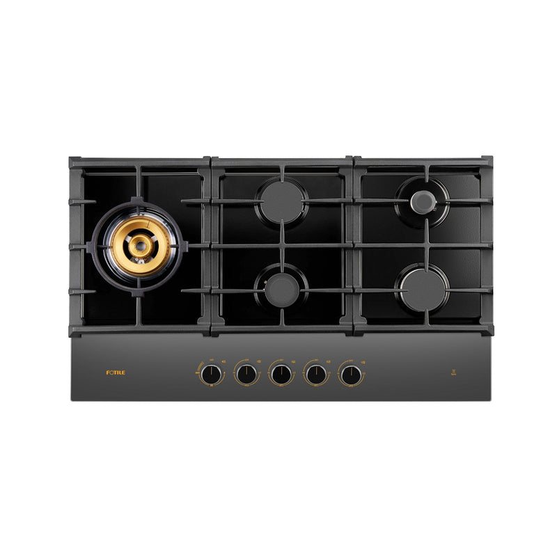 36" Anti-glare Glass Tri-Ring Gas Cooktop Series | GLG36501-Y