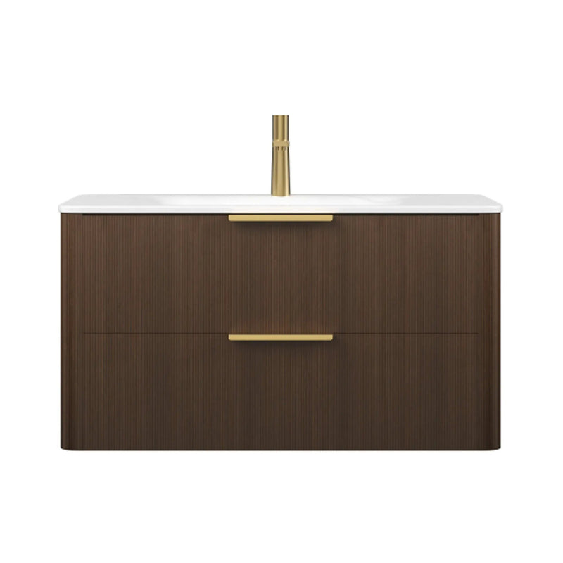Nuvia Luxury 30/36-Inch Sintered Stone Floating Bathroom Vanity With Sink (SAK70429) by SAKSBY WHOLESALE