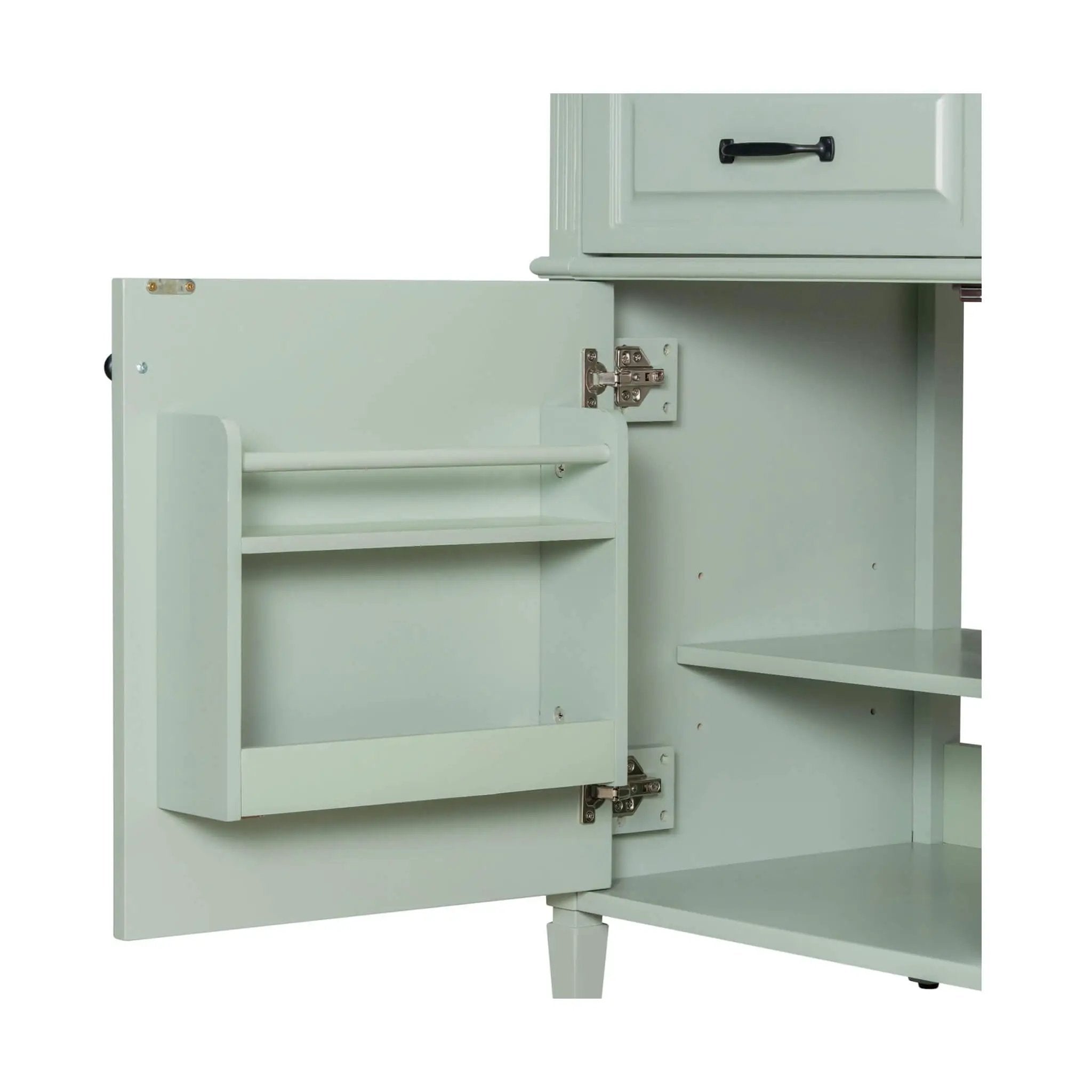 Nuvia 36-Inch Freestanding Bathroom Vanity With Ceramic Sink And Storage Cabinets [Faucet Not Included] (SAK41792) by SAKSBY WHOLESALE