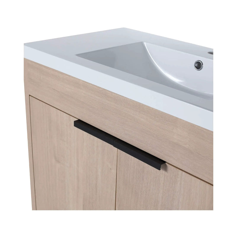 Nuvia 36-Inch Freestanding Bathroom Vanity With White Resin Sink (SAK39274) by SAKSBY WHOLESALE