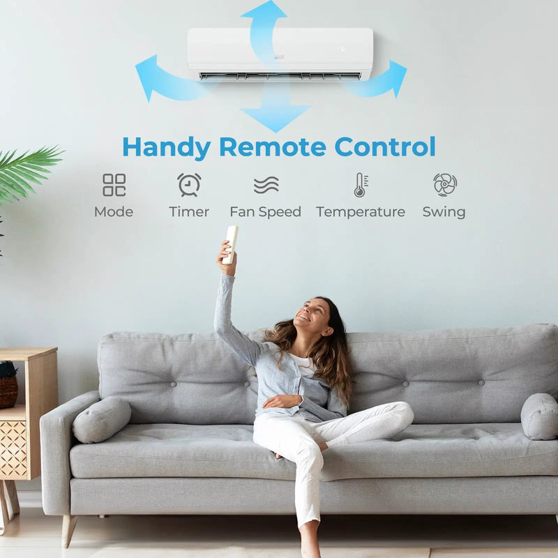 36000 BTU 4 Zone 19 SEER2 Mini Split AC with Heat Pump by DirectDeals